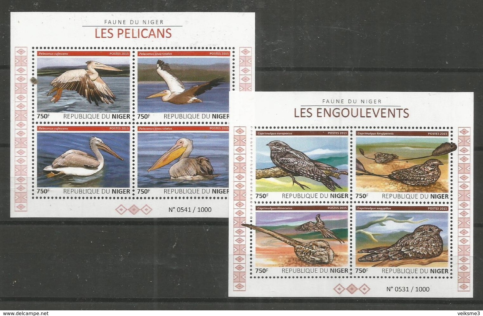 NIGER - MNH - 2015 - Animals - Birds - Other & Unclassified