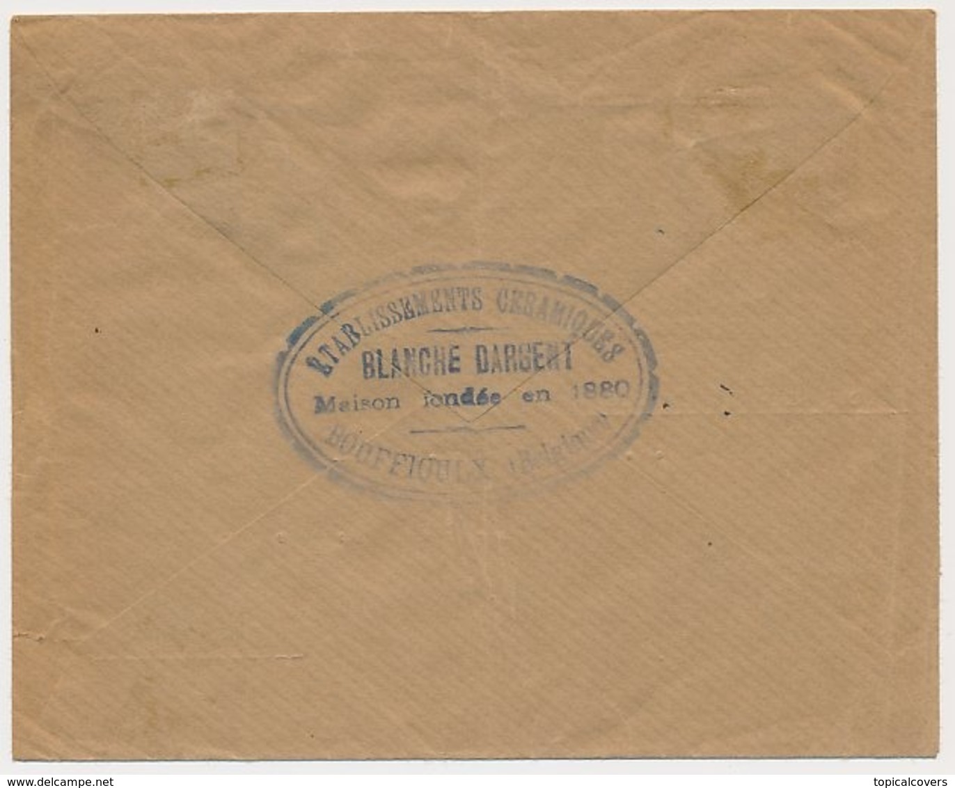 Censored Registered Express Cover Belgium  - Netherlands 1943 WWII - Guerre 40-45 (Lettres & Documents)