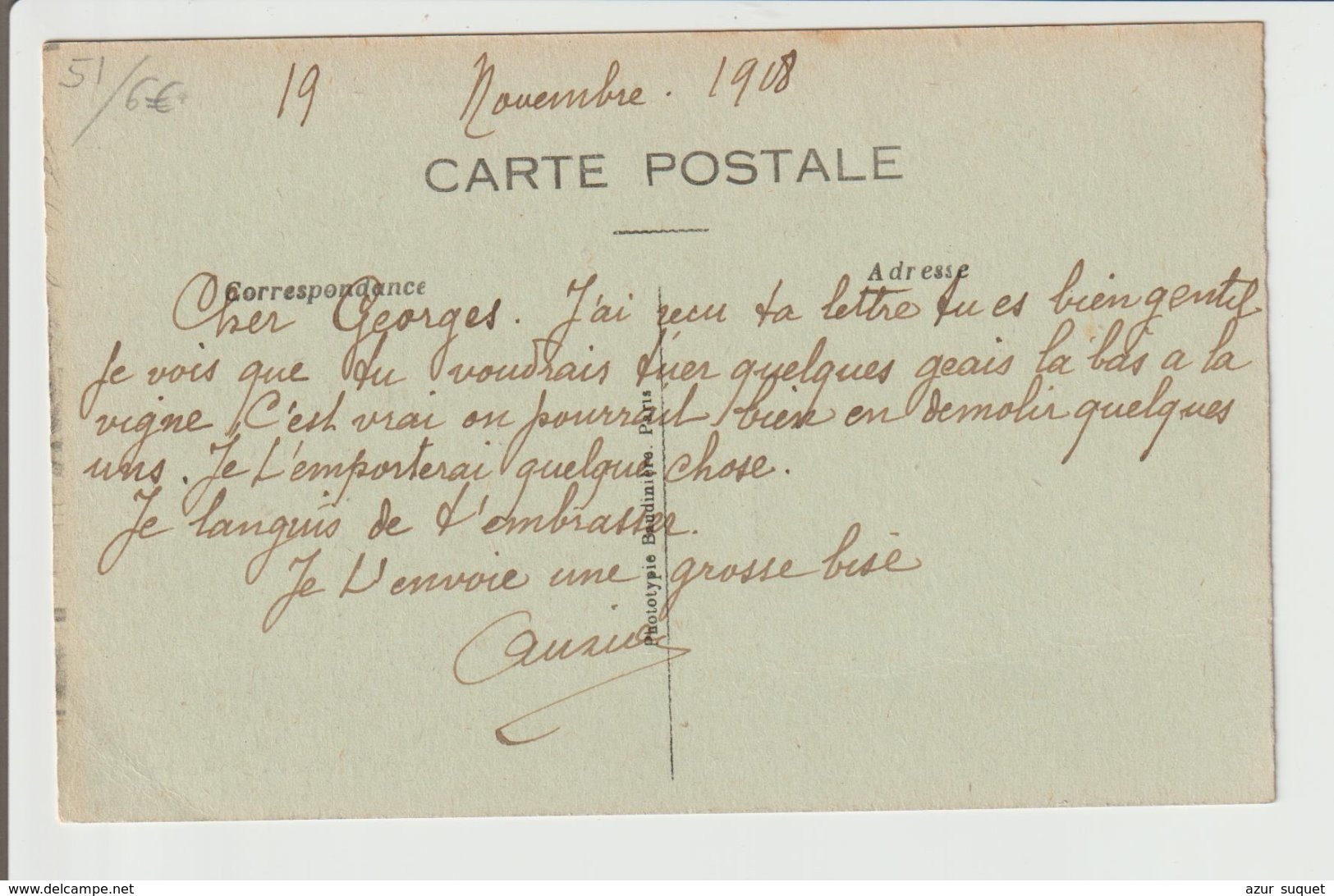 FRANCE / CPA DE CHEPPES / LA GRANDE RUE / 1918 - Autres & Non Classés