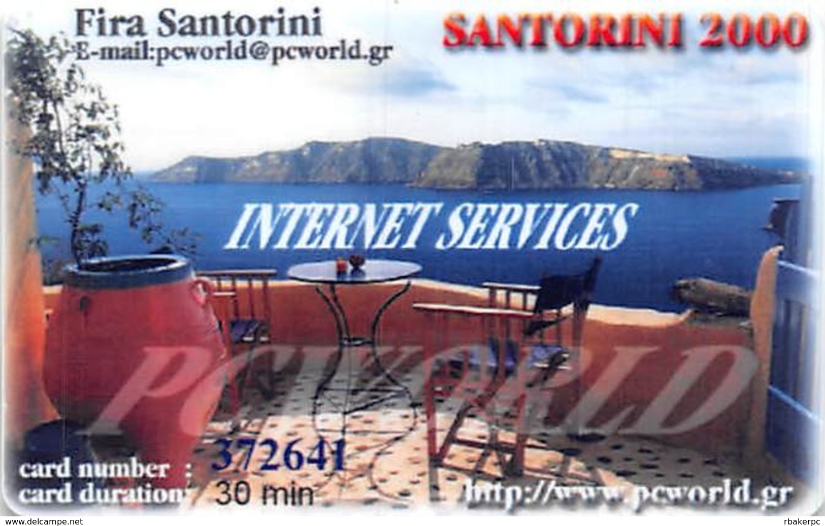 Fira Santorini 2000 Internet Services 30 Minutes - Andere & Zonder Classificatie