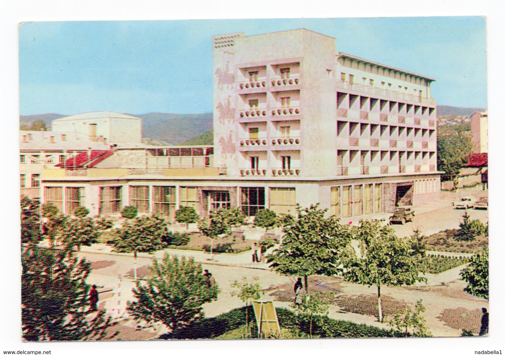 1962 YUGOSLAVIA, SERBIA, KOSOVO POLJE TO BELGRADE, POSTAGE DUE, PRISTINA,HOTEL KOSOVSKI BOZUR,ILLUSTRATED POSTCARD, USED - Postage Due