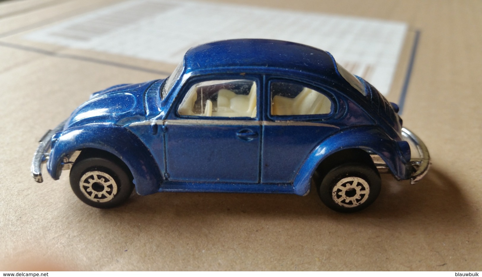 VW 1300 Beetle Bug Blue 1/64 Copie Maisto - Autres & Non Classés