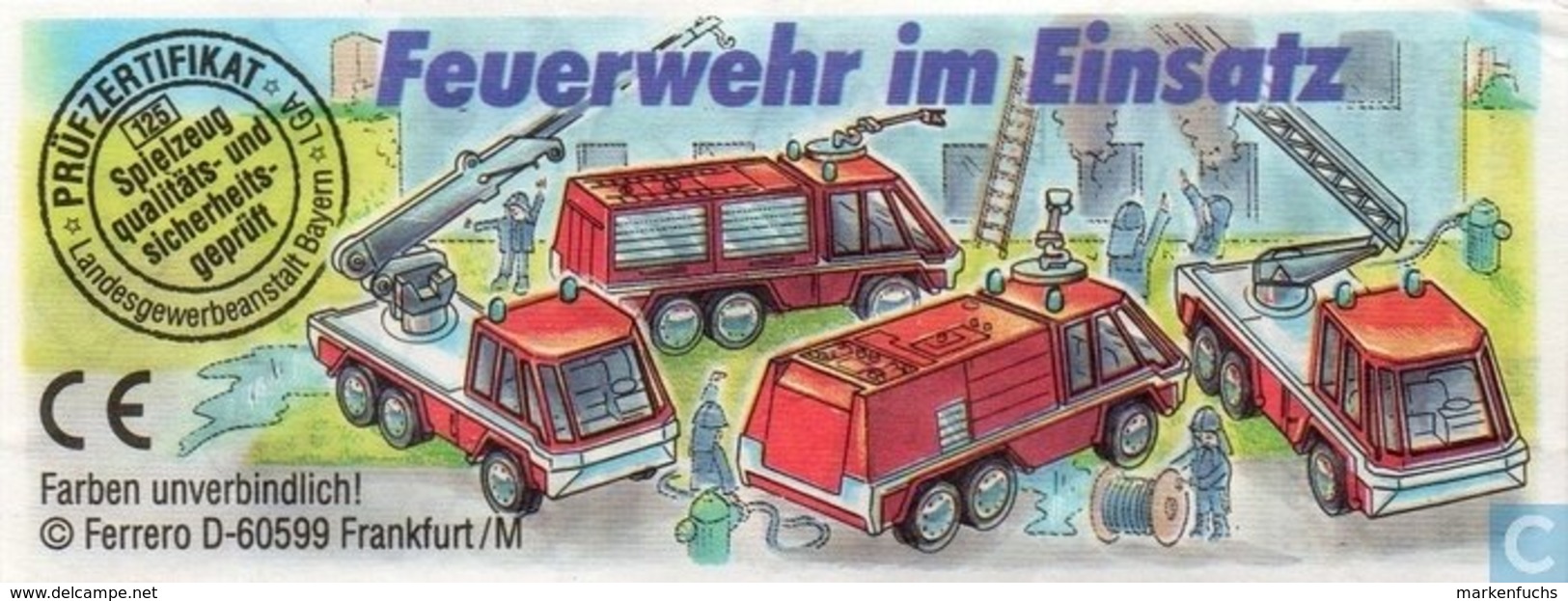 Feuerwehr - Drehleiter + BPZ - Ü-Ei