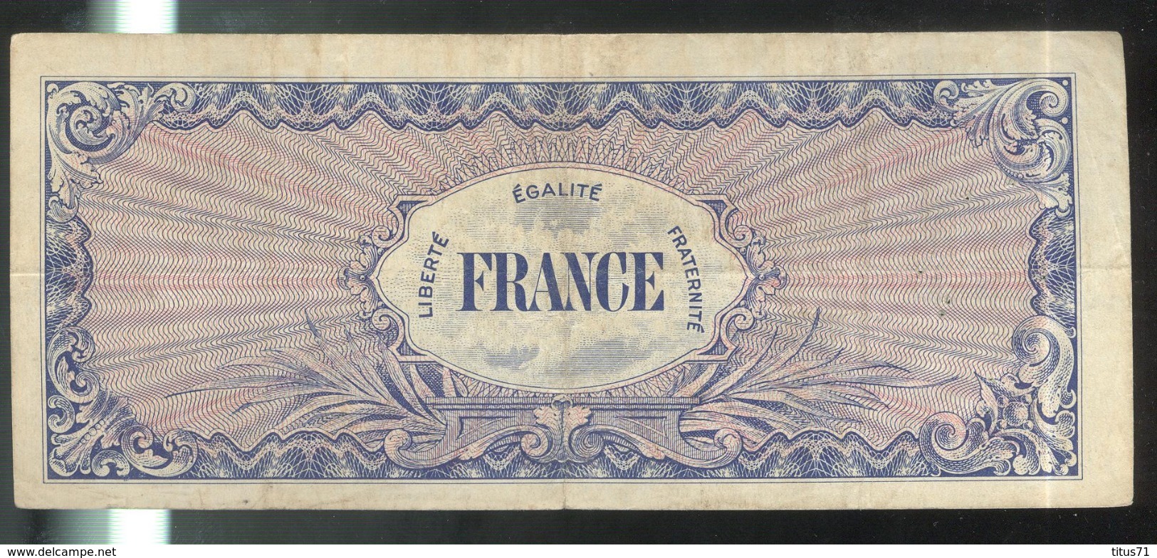 Billet 100 Francs Verso France 1945 Série 3 - 1945 Verso Francés