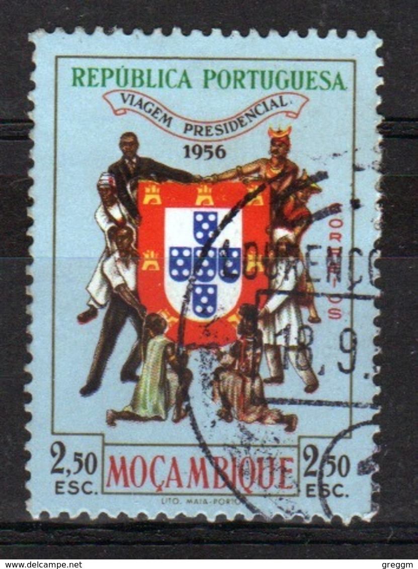 Mozambique 1956 Single 2e 50c  Stamp To Celebrate The Visit Of The President. - Mozambique