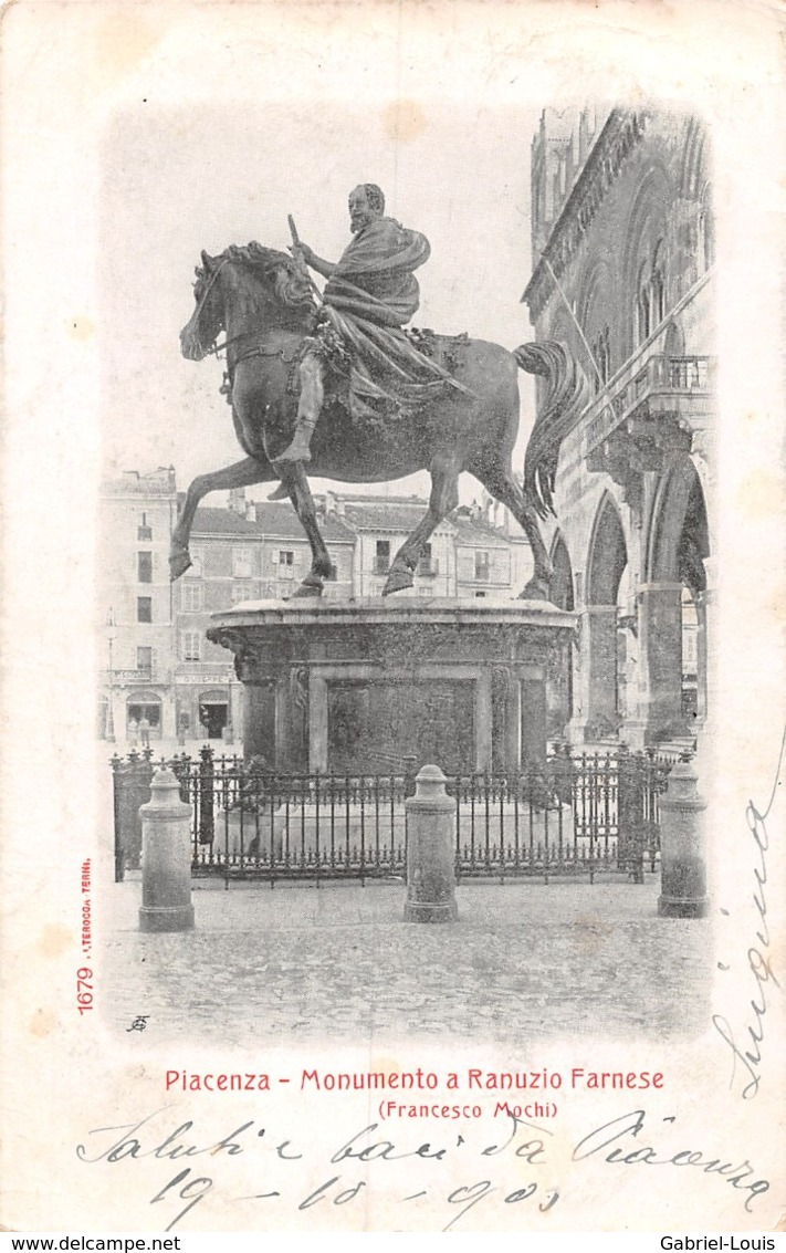 Piacencia Monumento A Ranuzio Farnese - 1900 - Piacenza