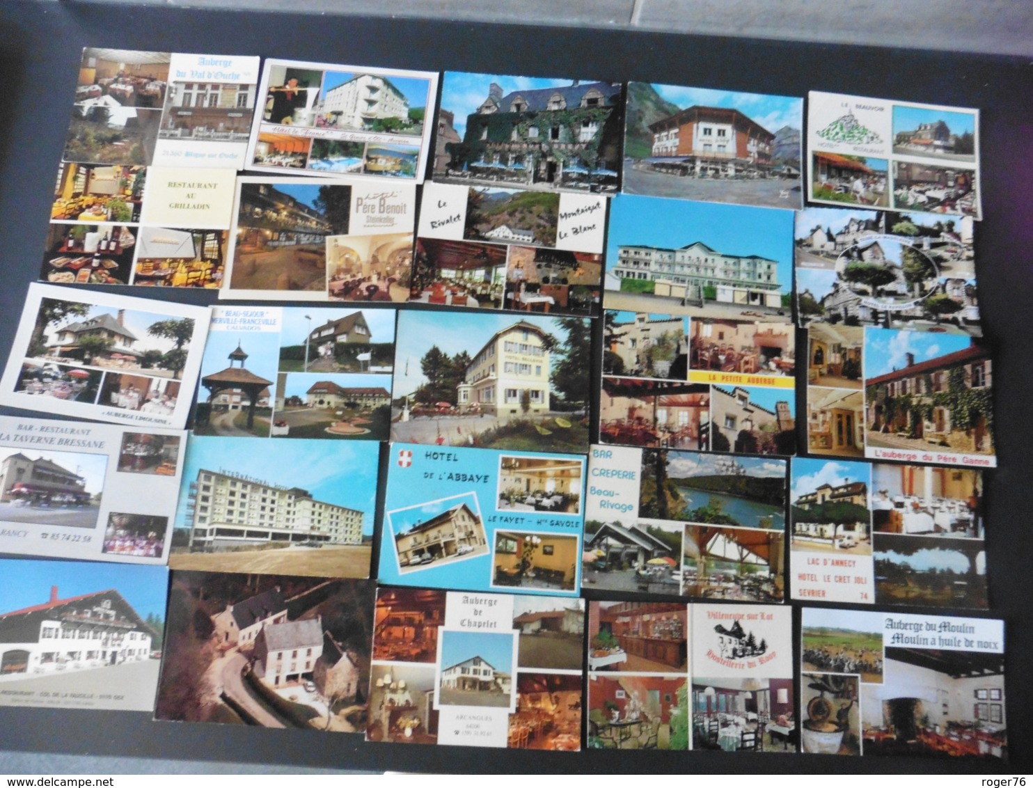 LOT   DE  137   CARTES  POSTALES   HOTELS  .  RESTAURANTS  DE  FRANCE - 100 - 499 Cartes