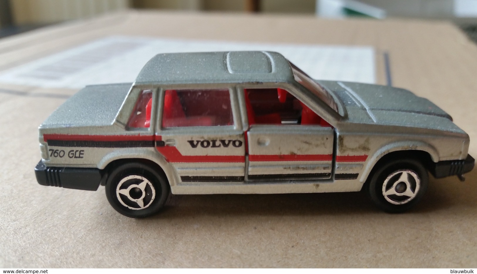 Majorette N° 230 Volvo 760 GLE Sedan Silver 1/61 - Majorette