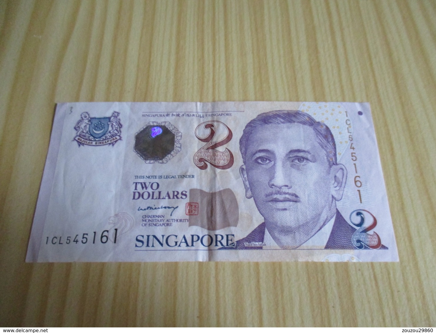 Singapour.Billet 2 Dollars. - Singapore