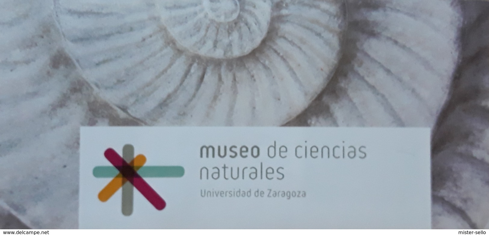 FOLLETO MUSEO DE CIENCIAS NATURALES. ZARAGOZA - ESPAÑA. - Cuadernillos Turísticos