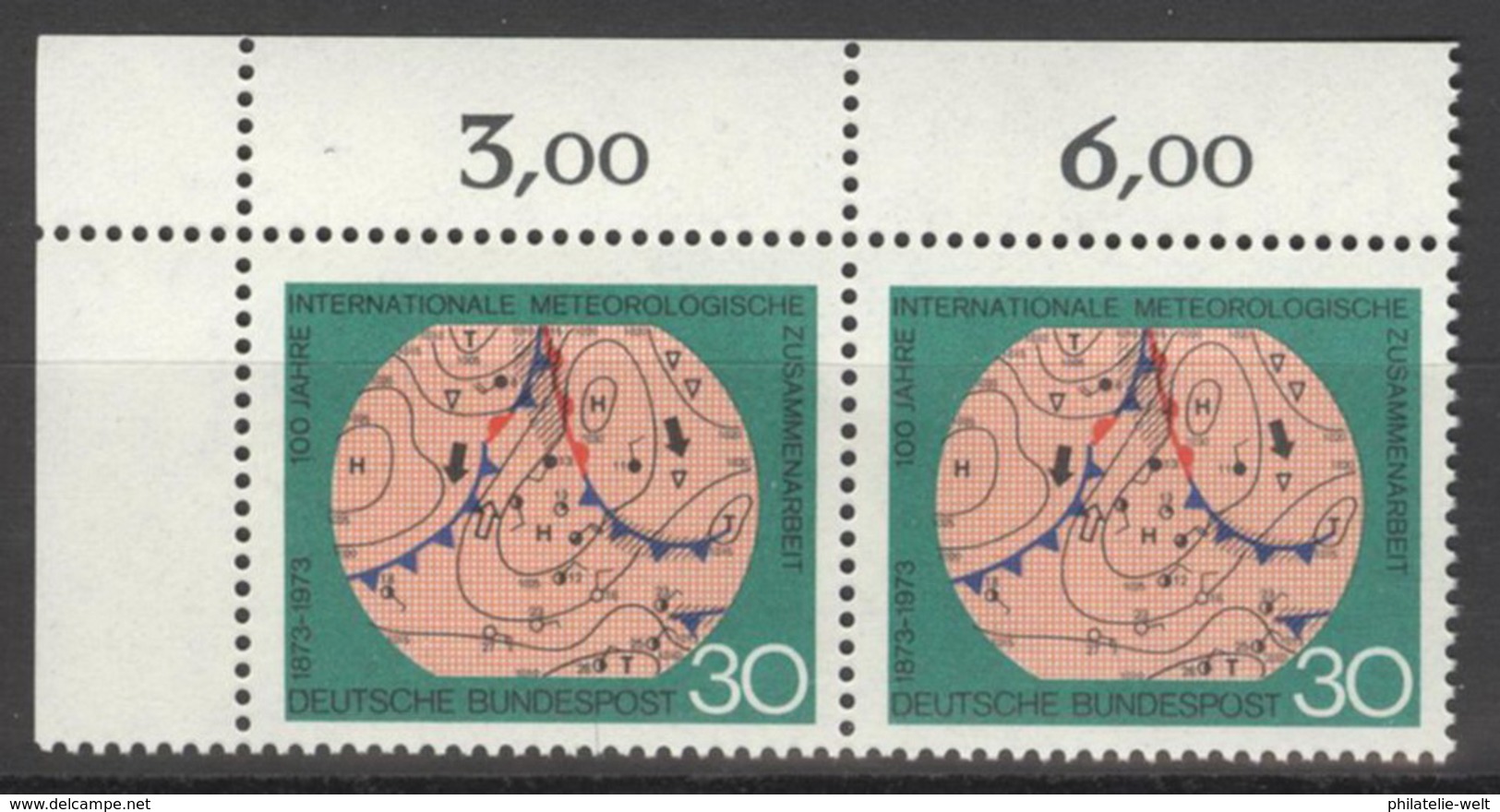 BRD 2x760 Eckrandpaar ** Postfrisch - Unused Stamps