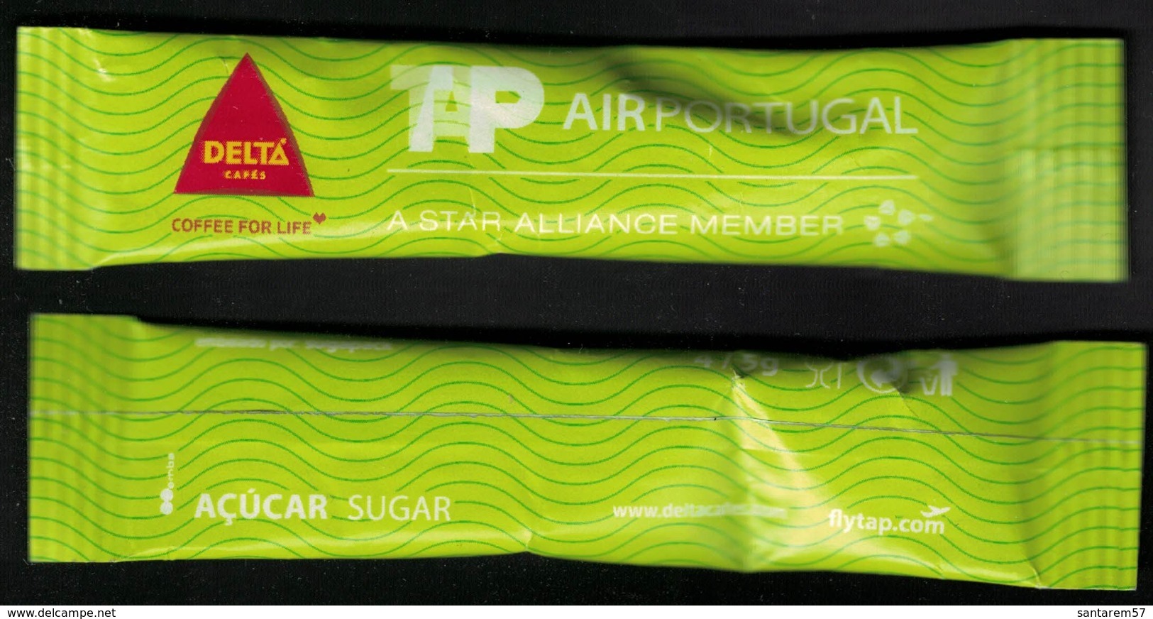 Sachet Sucre Bûchette TAP Air Portugal - Sucres