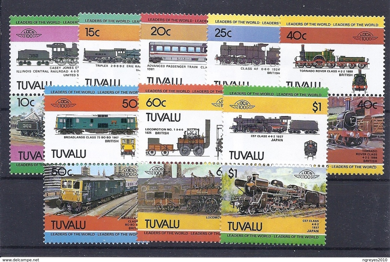 190032036  TUVALU  YVERT   Nº   239/54  **/MNH - Tuvalu