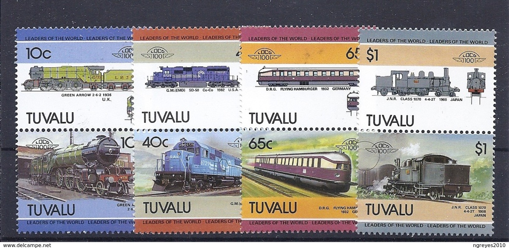 190032039  TUVALU  YVERT   Nº   259/66  **/MNH - Tuvalu