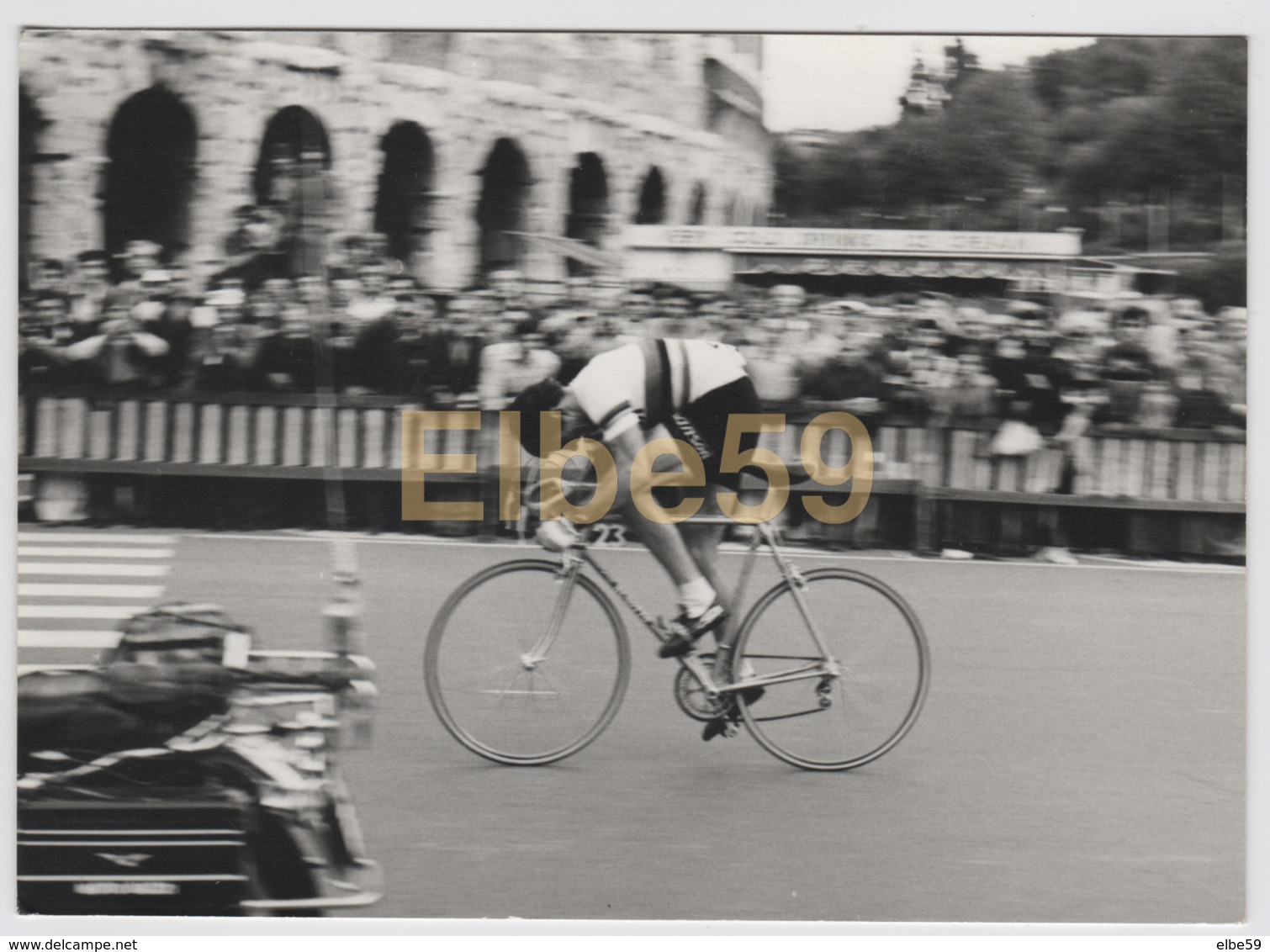 Ciclismo, 1977, Francesco Moser Campione Del Mondo, Vittoria Al Giro Del Lazio, Fotografia Amatoriale B/N, 20-9-77 - Ciclismo