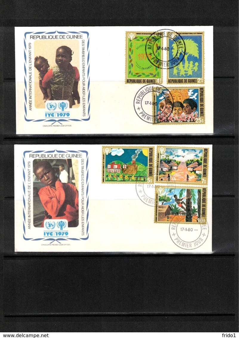 Guinea 1980 International Year Of Child FDC - Guinea (1958-...)