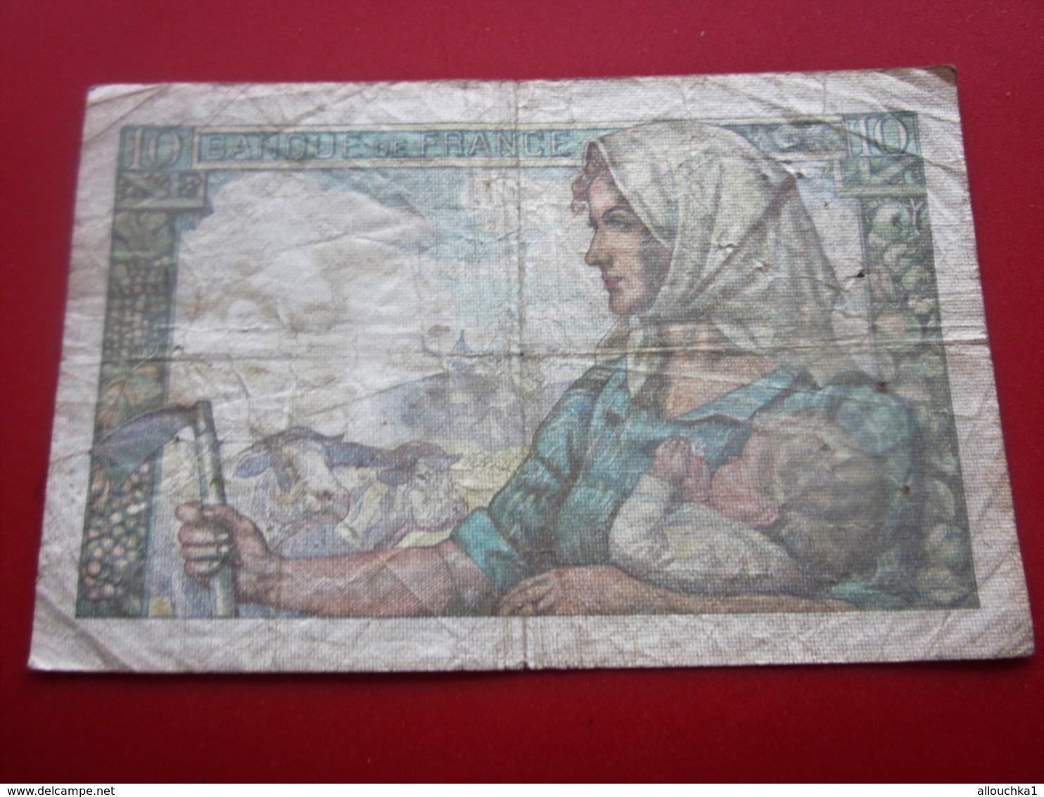 1942 Monnaie Billets De Banque Bank Billet France Anciens Francs Circulés Au XXème 10F "Mineur''état Coupure Voir Photos - 10 F 1941-1949 ''Mineur''