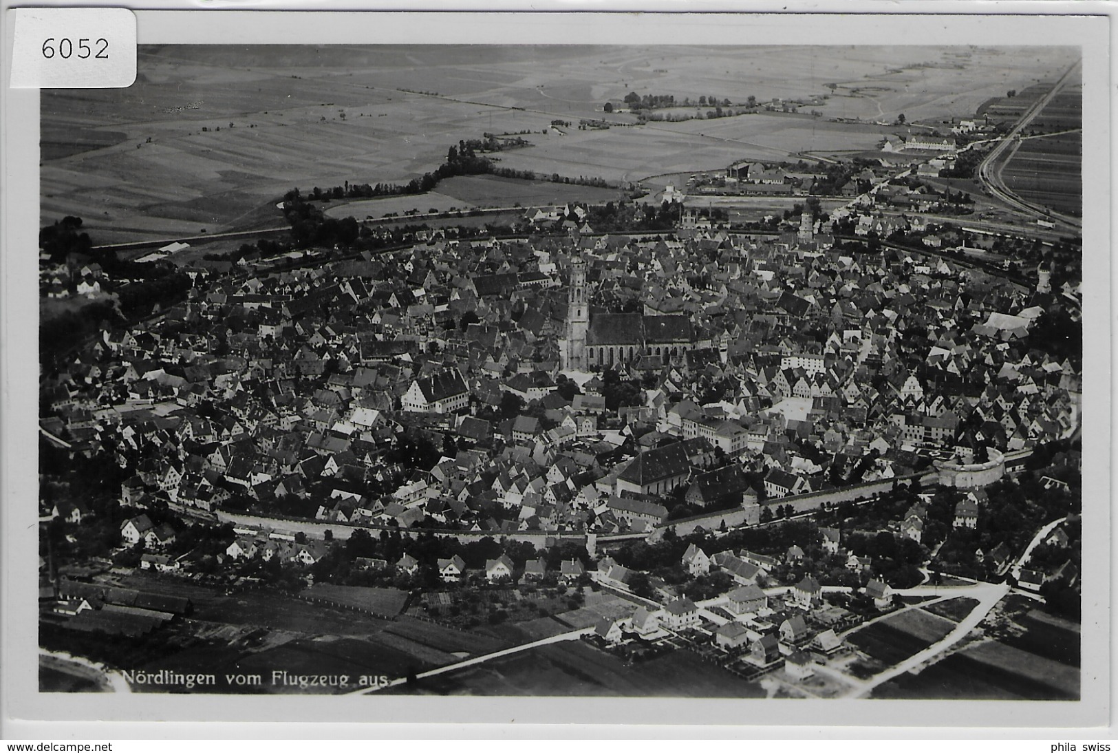 Nördlingen Vom Flugzeug Aus - Luftbild Strähle - Noerdlingen