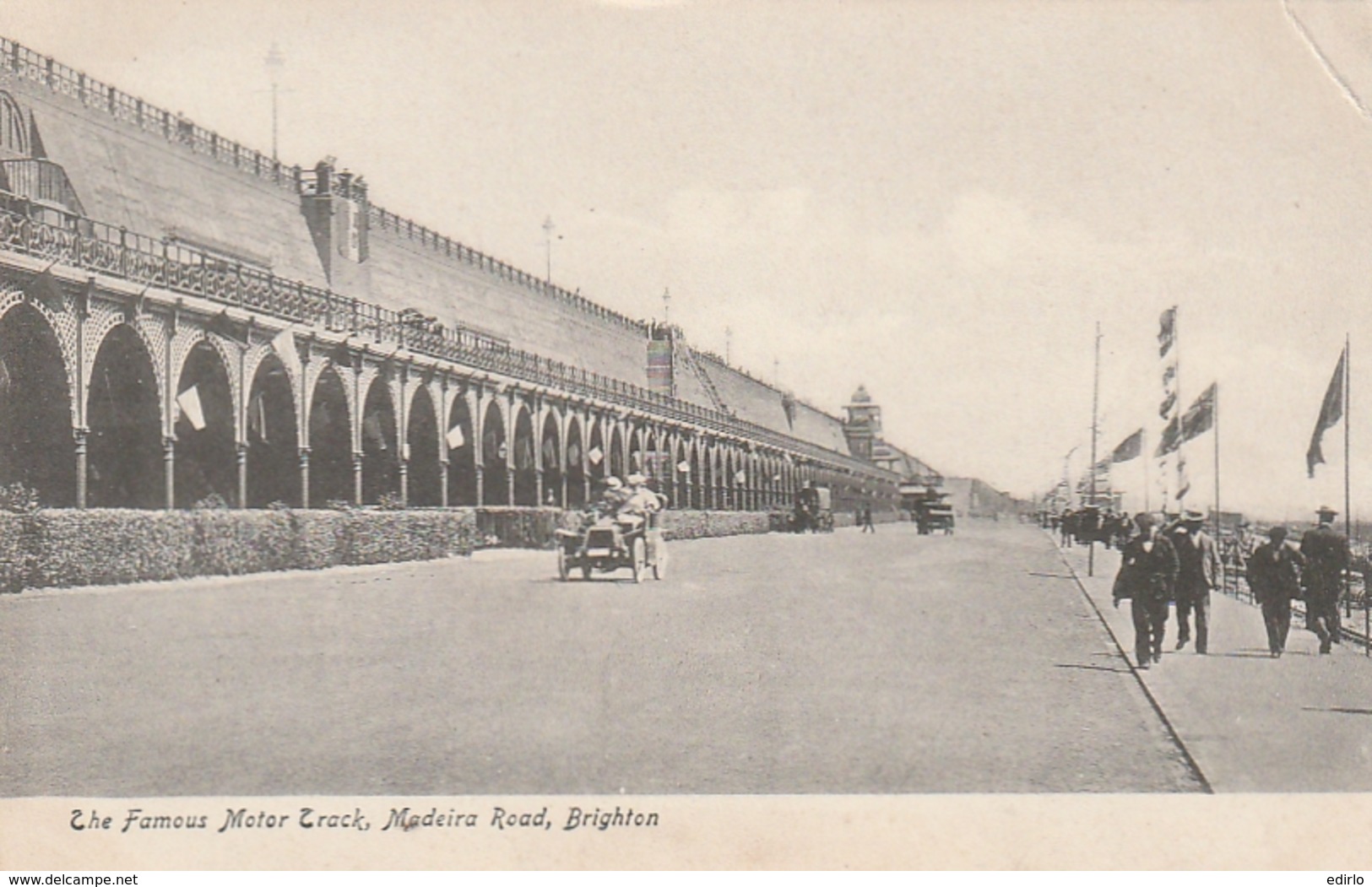 *** SUSSEX ***   The Famous Motor Track Madeira Road BRIGHTON  - Unused TTB - Brighton