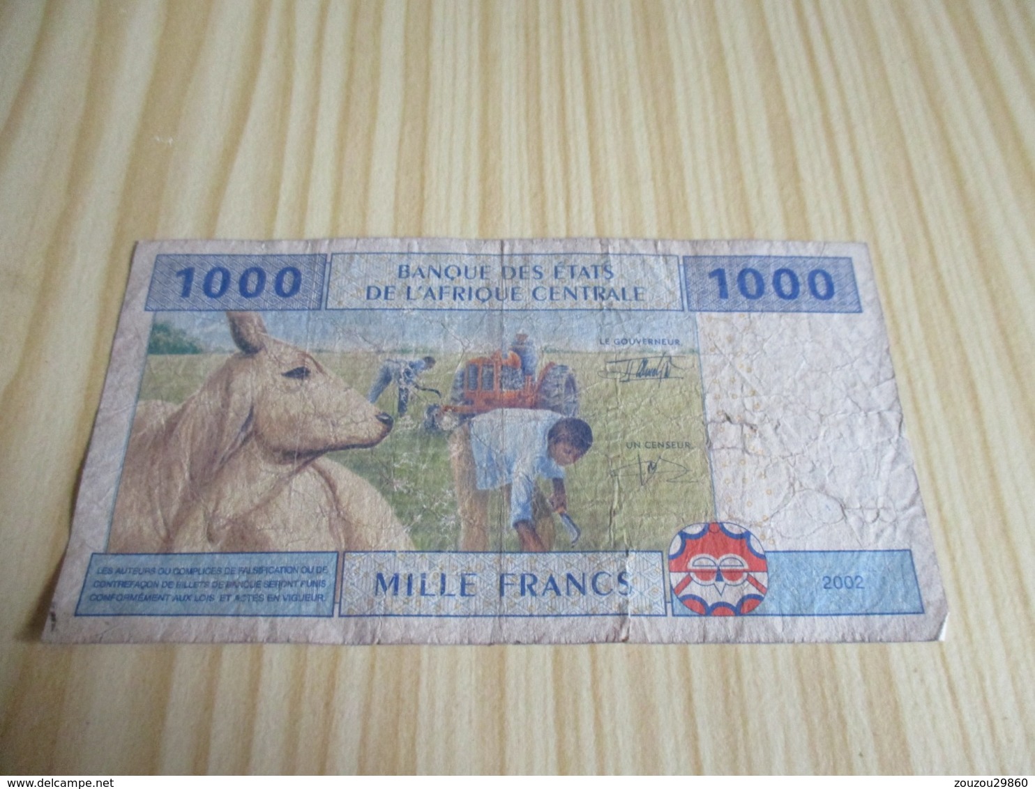 Gabon.Billet De 1000 Francs 2002. - Gabon