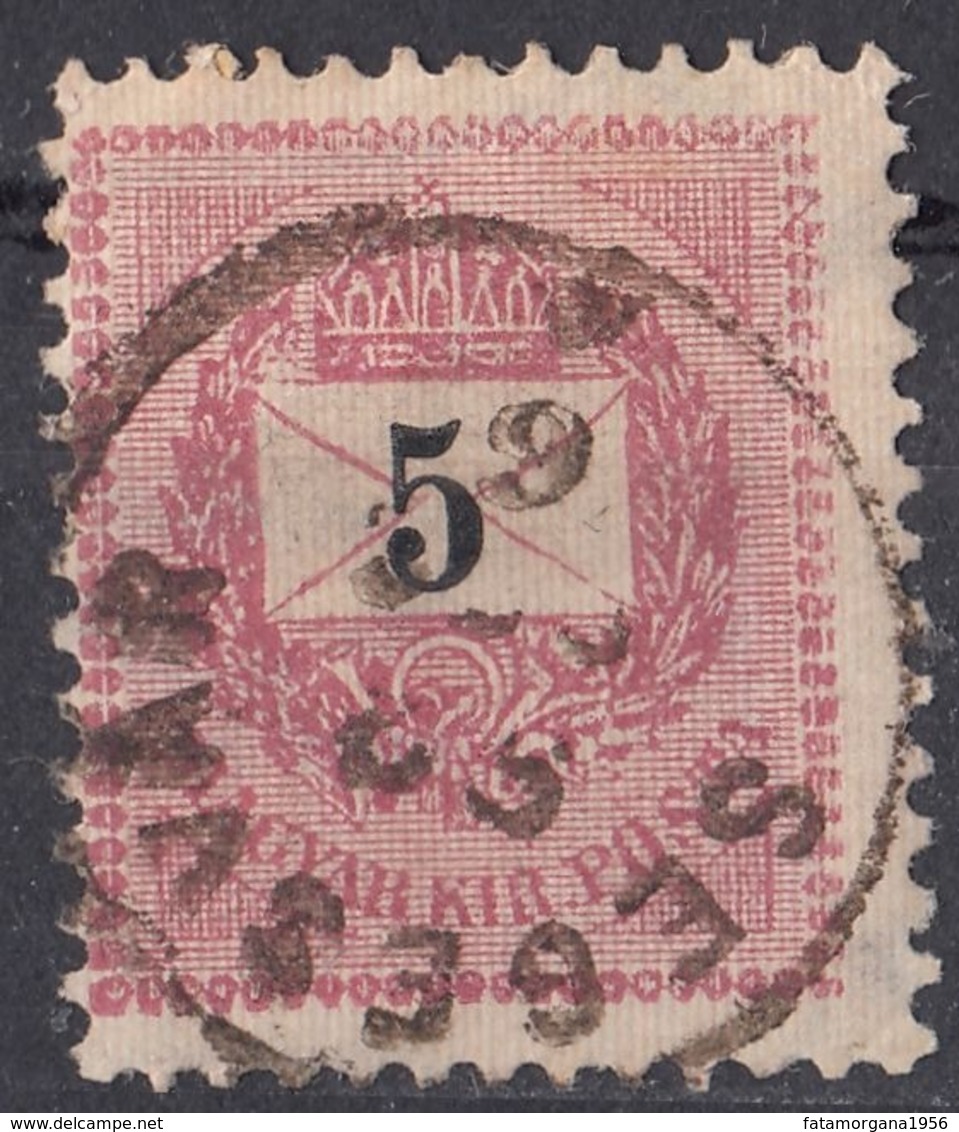 UNGHERIA - MAGYAR - HONGRIE - 1901 - Yvert 26 Usato Con Timbro Di SEGESVAR (Romania). - Usati