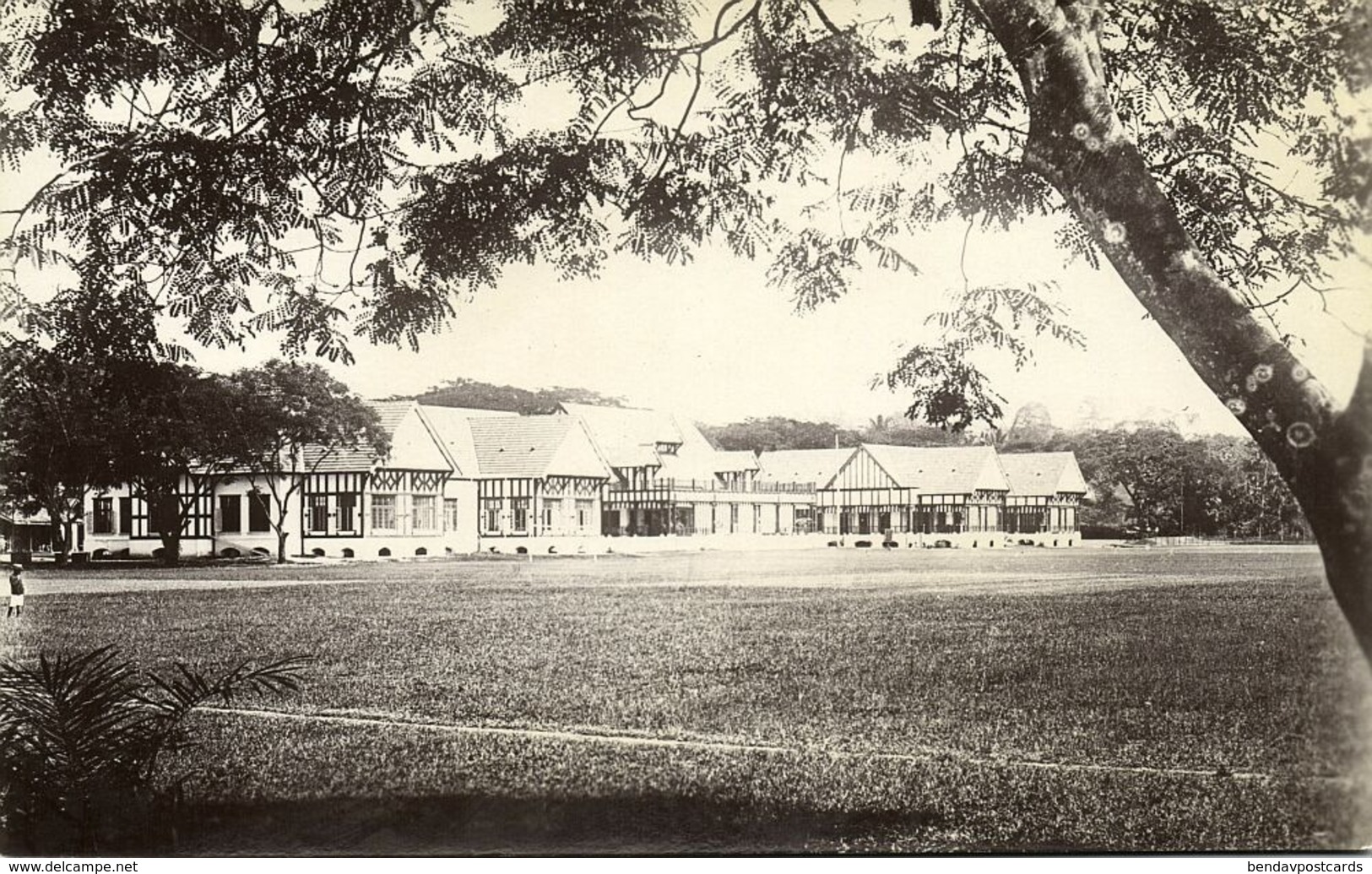 Malay Malaysia, KUALA LUMPUR, Selangor Club (1910s) RPPC Postcard - Malaysia