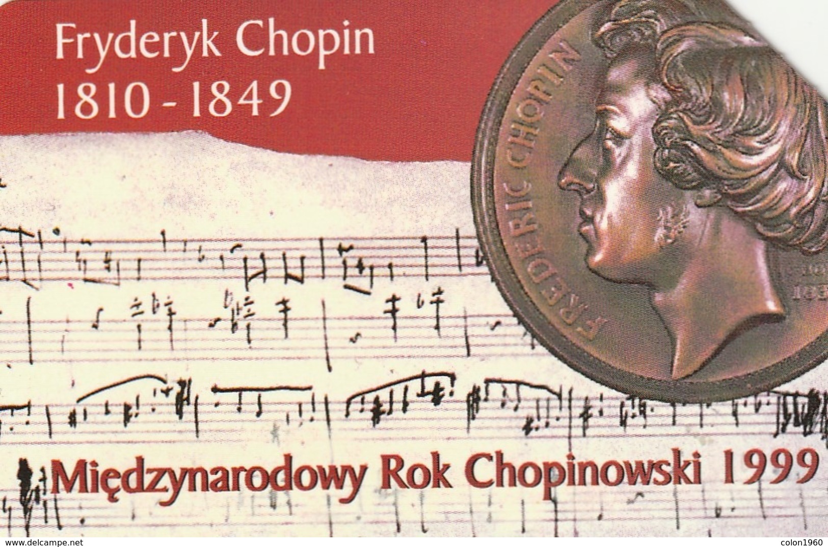 POLONIA. International Year Of Chopin 1999. 50U. 672. (205) - Music