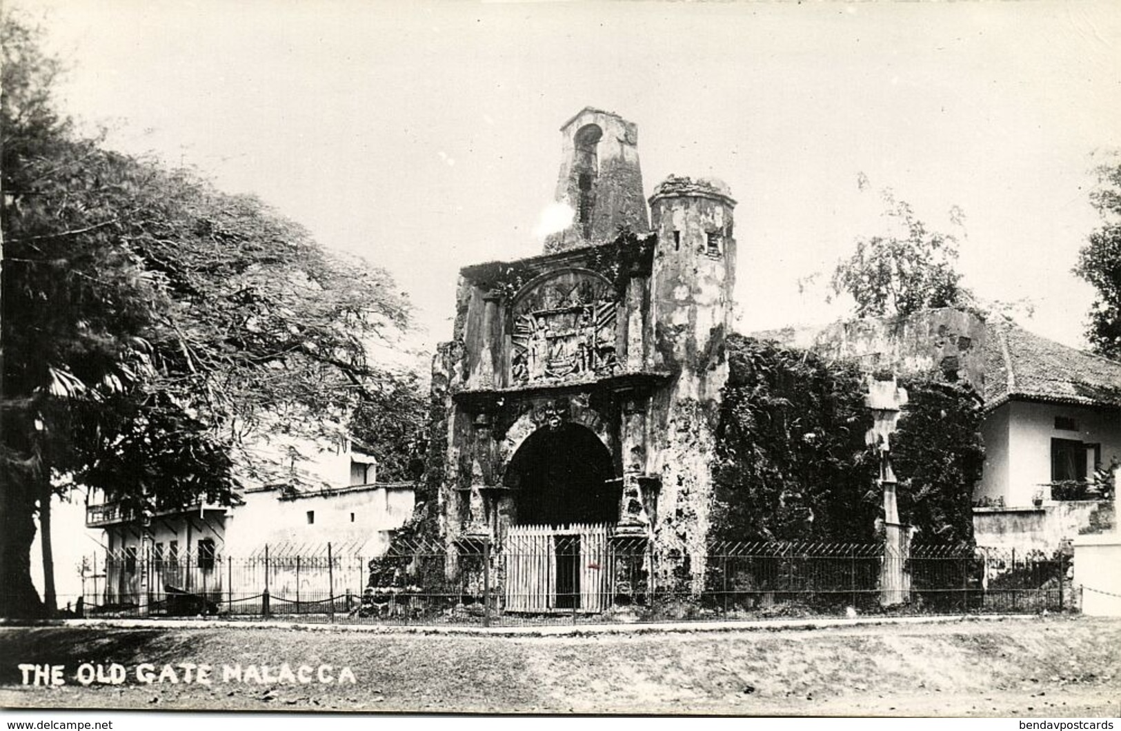 Malay Malaysia, MALACCA, Old Gate Of A Famosa Portuguese Fort (1930s) RPPC - Maleisië