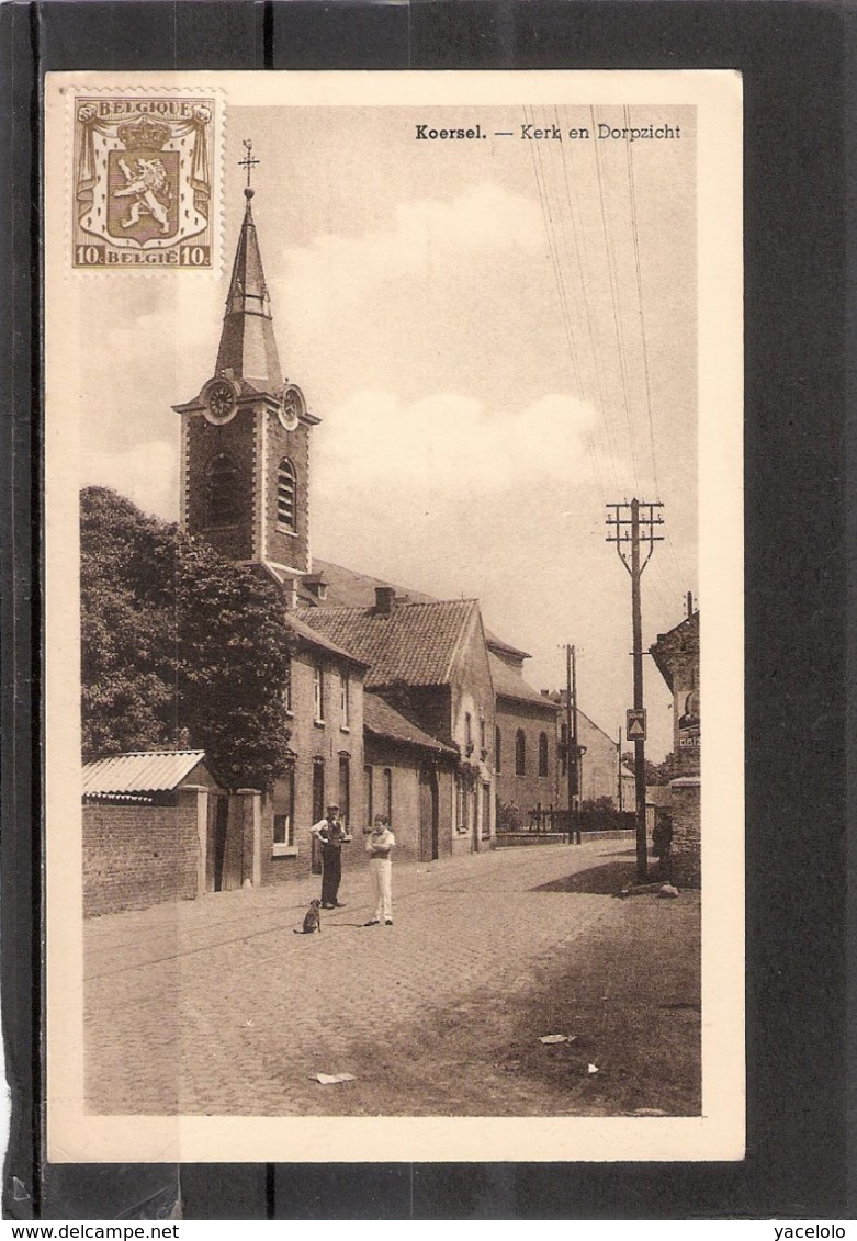 Koersel -- Kerk En Dorpzicht - Beringen