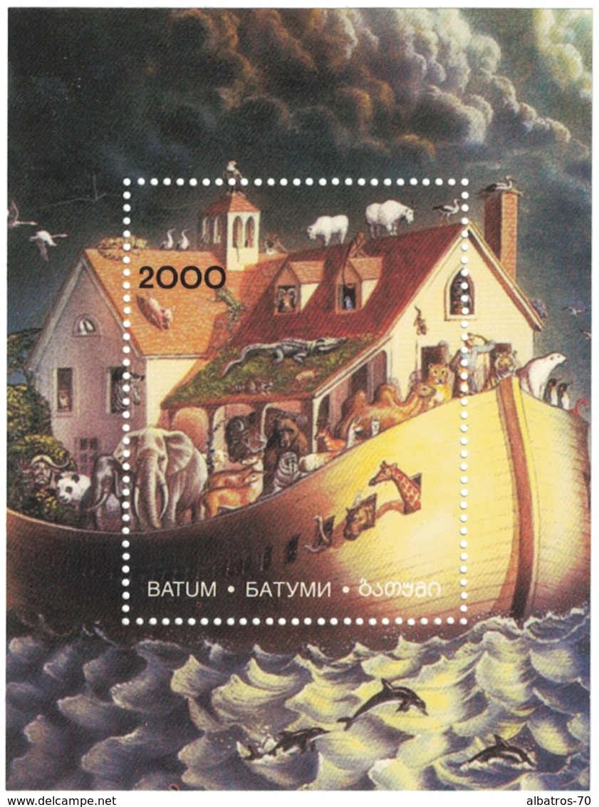 Georgean Batumi - Adjara _ NOAH'S ARK - Religion _ Minisheet - MNH ** - Georgia