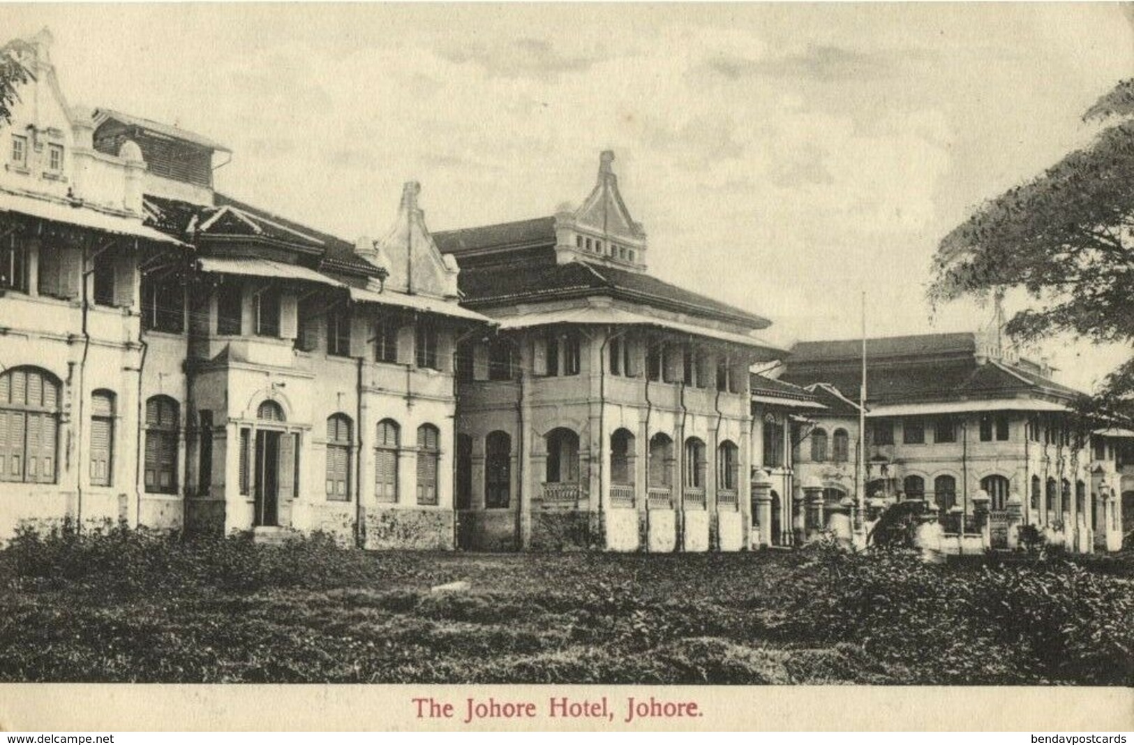 Straits Settlements, Malay Malaysia, JOHOR JOHORE, Johore Hotel (1910s) Postcard - Maleisië