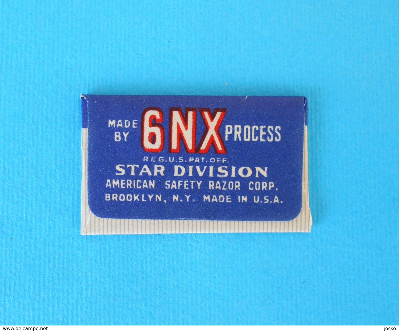 STAR - USA ( Brooklyn - New York ) Old Pre-WW2 Razor Blade UNUSUED Lame De Rasoir Rasierklinge Lama Del Rasoio - Lames De Rasoir