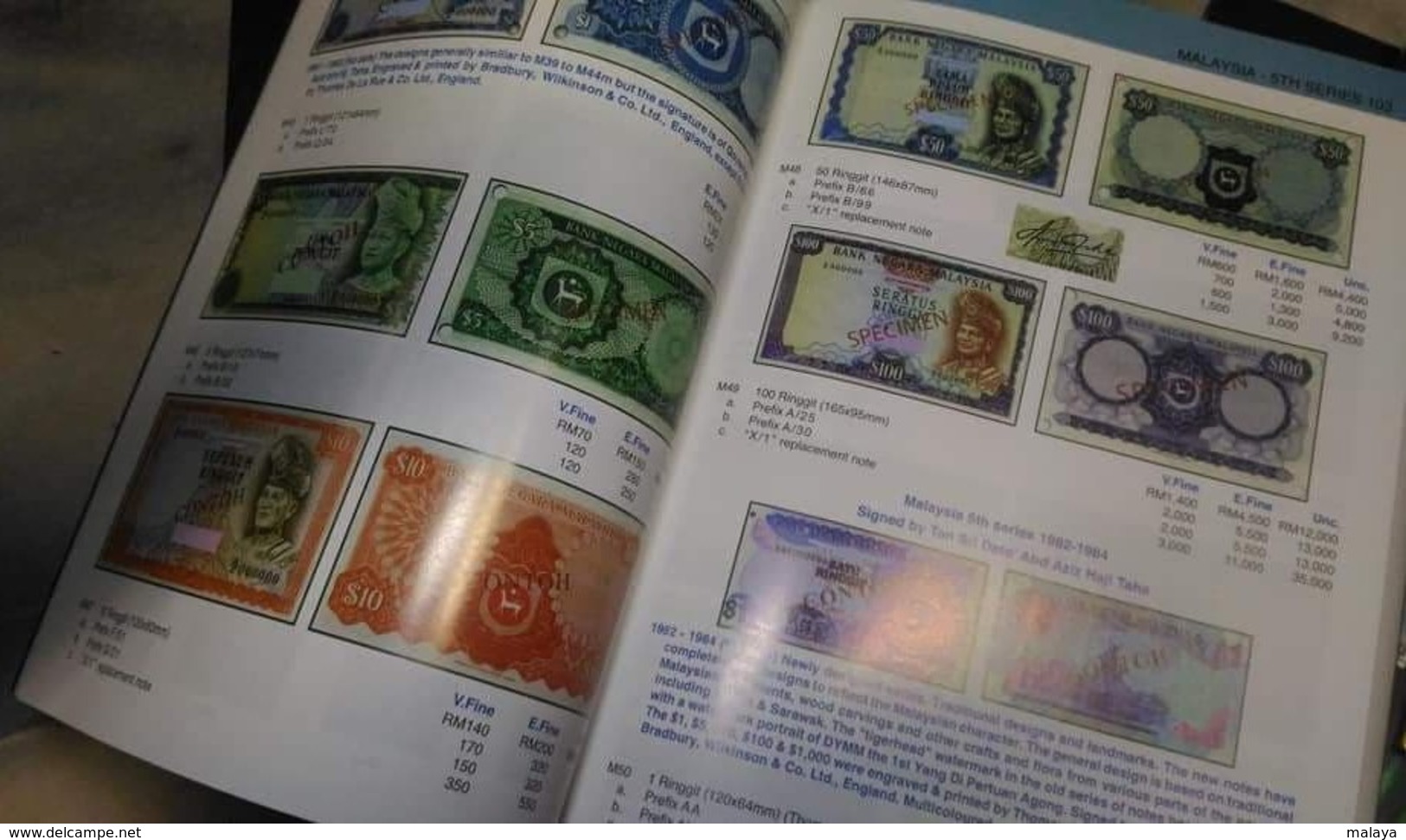 Malaya Malaysia Singapore Sarawak Coin Money Banknote Book Catalogue 1786 2016 - Malaysia