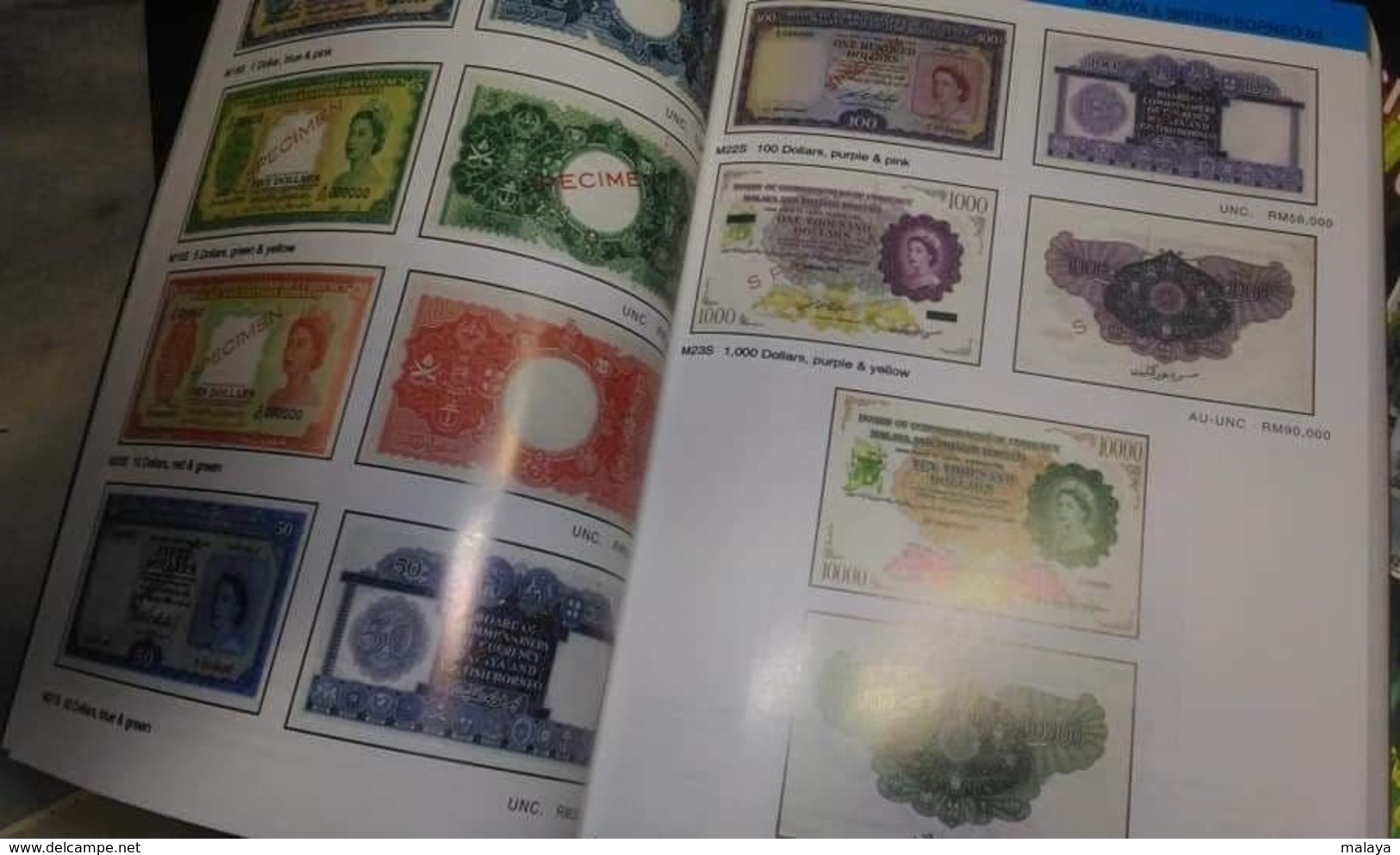 Malaya Malaysia Singapore sarawak Coin Money Banknote book catalogue 1786 2016