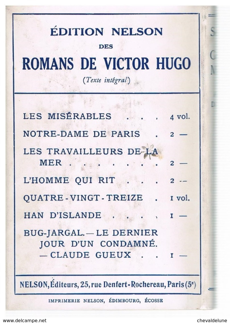 ALFRED DE VIGNY : SERVITUDE ET GRANDEUR MILITAIRES - COLLECTION NELSON - 1935 - Otros Clásicos