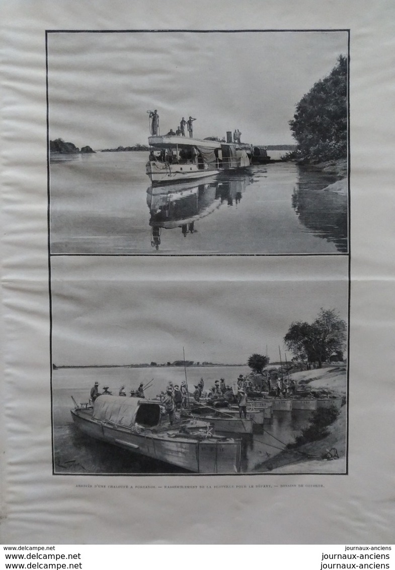 1903 LE NIGER - L'OCCUPATION FRANCAISE - PASSAGE DE LA BARRE FORCADOS - LE TOUR DU MONDE