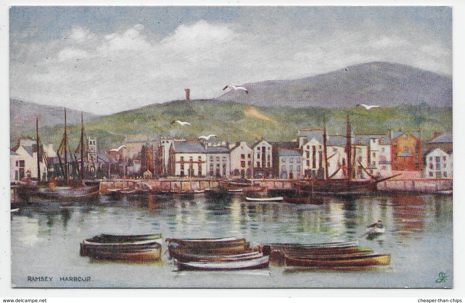 Ramsey Harbour - Tuck Oilette 1779 - Isle Of Man