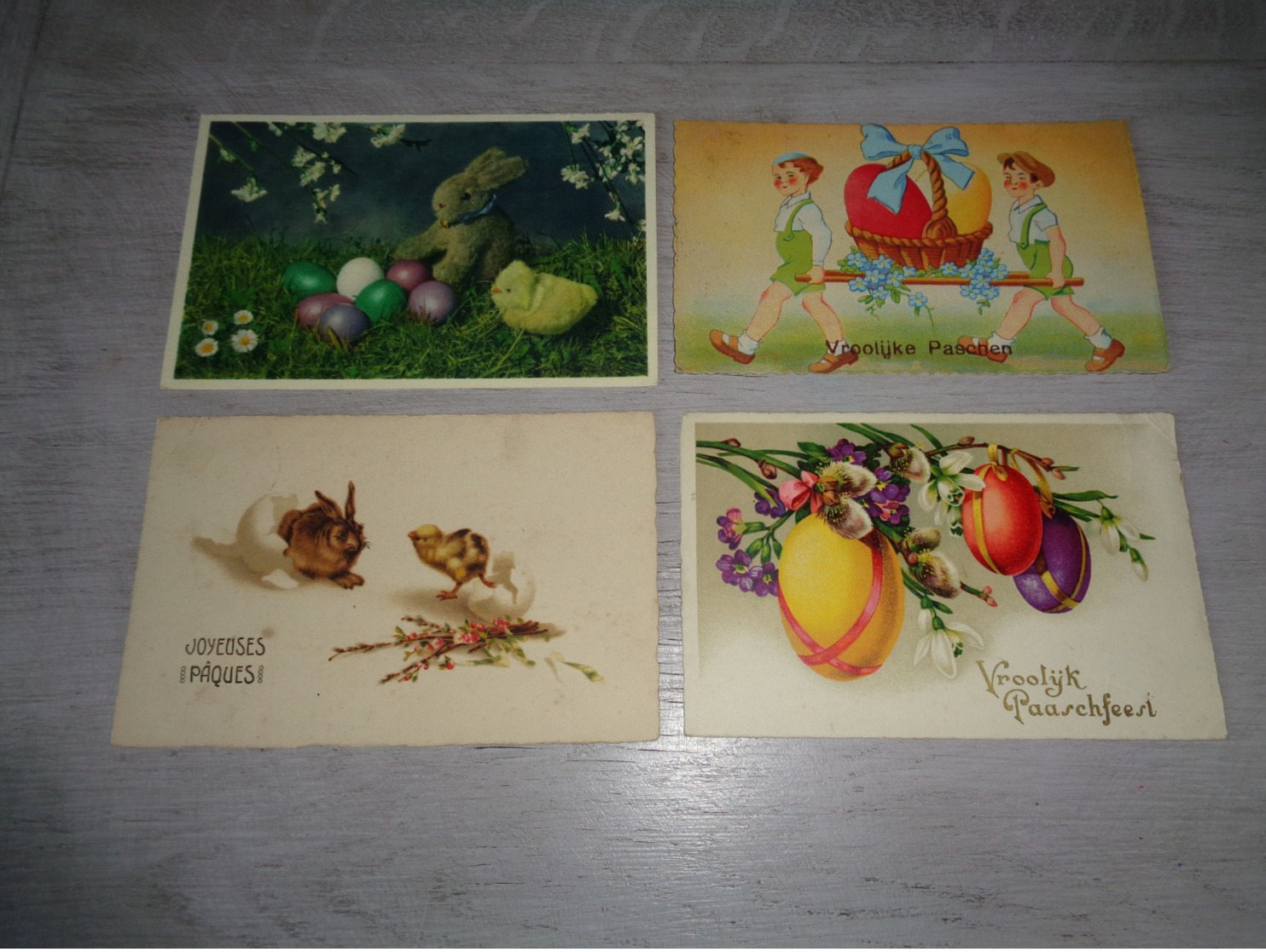 Beau Lot De 60 Cartes Postales De Fantaisie  Pâques    Mooi Lot Van 60 Postkaarten Fantasie  Pasen  - 60 Scans - 5 - 99 Cartes