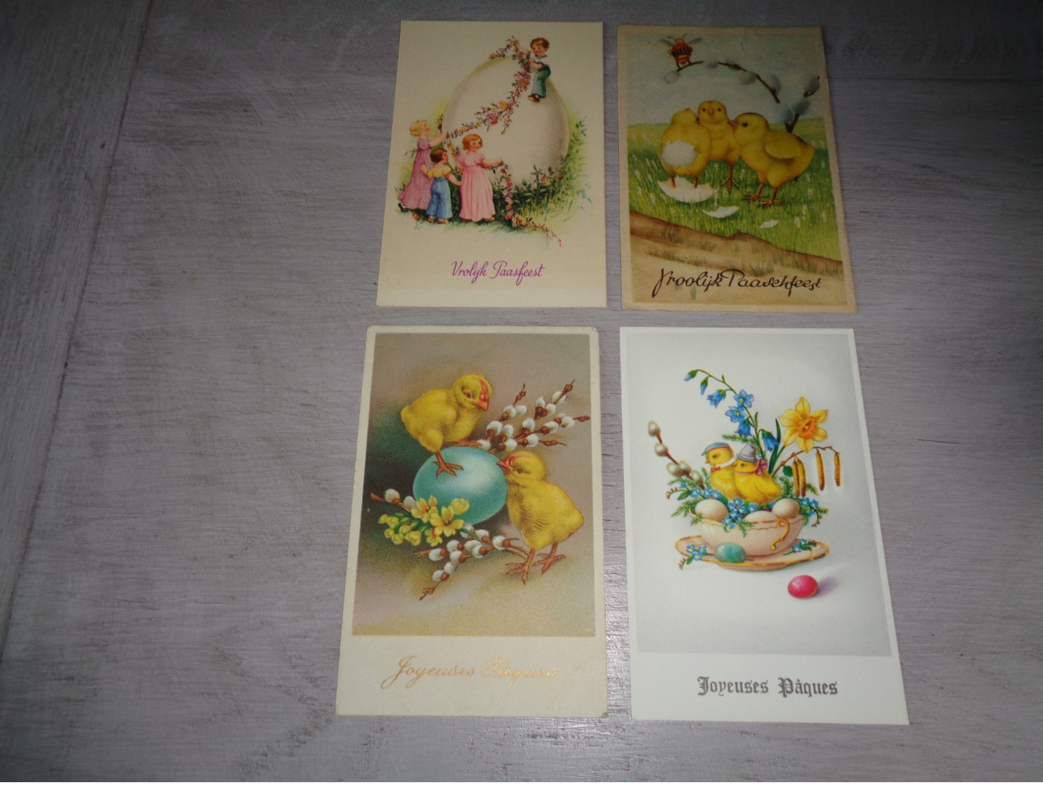 Beau Lot De 60 Cartes Postales De Fantaisie  Pâques    Mooi Lot Van 60 Postkaarten Fantasie  Pasen  - 60 Scans - 5 - 99 Postkaarten