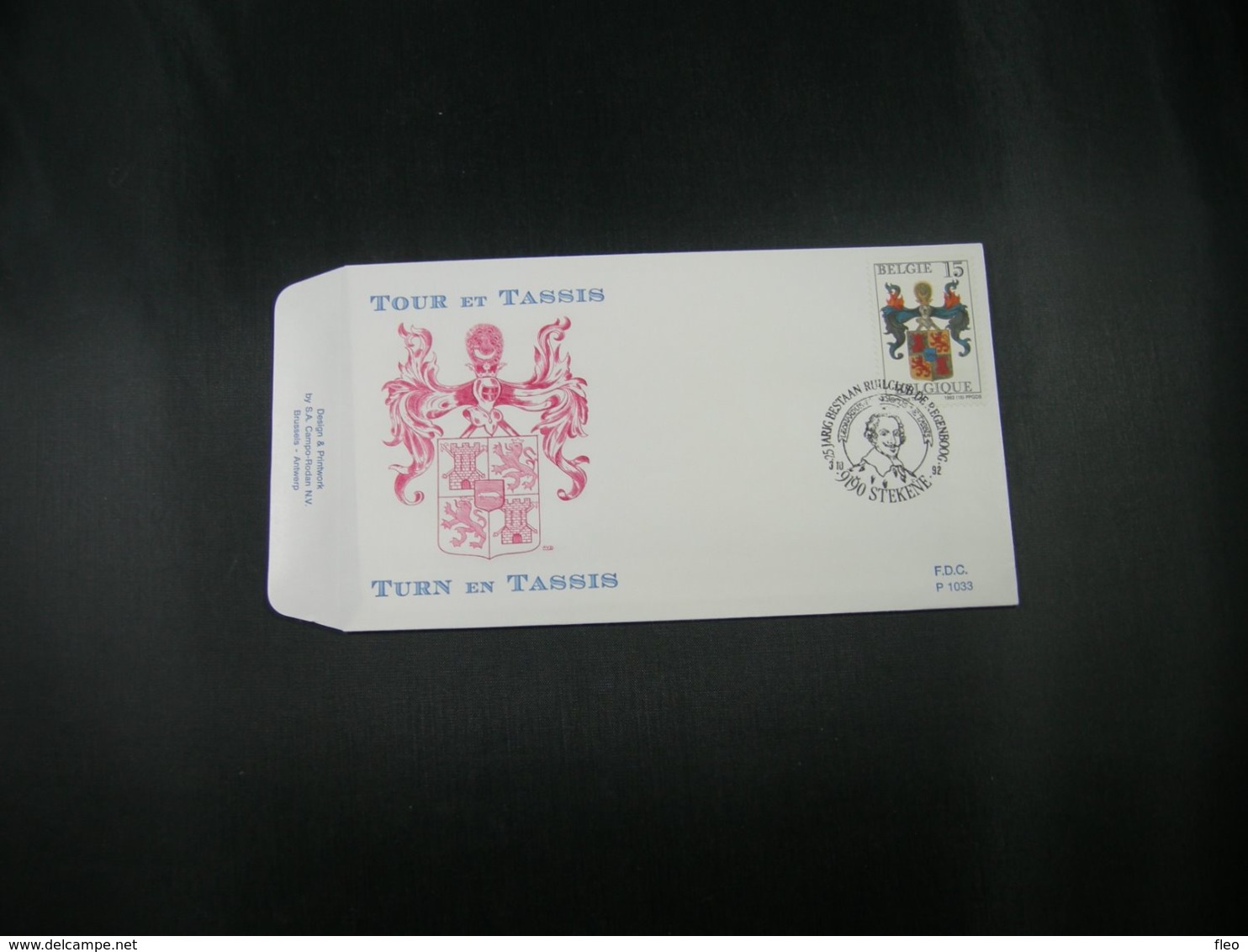 BELG.1992 2483 FDC (Stekene) : "Thurn En Tassis / Tour Et Tassis " - 1991-2000