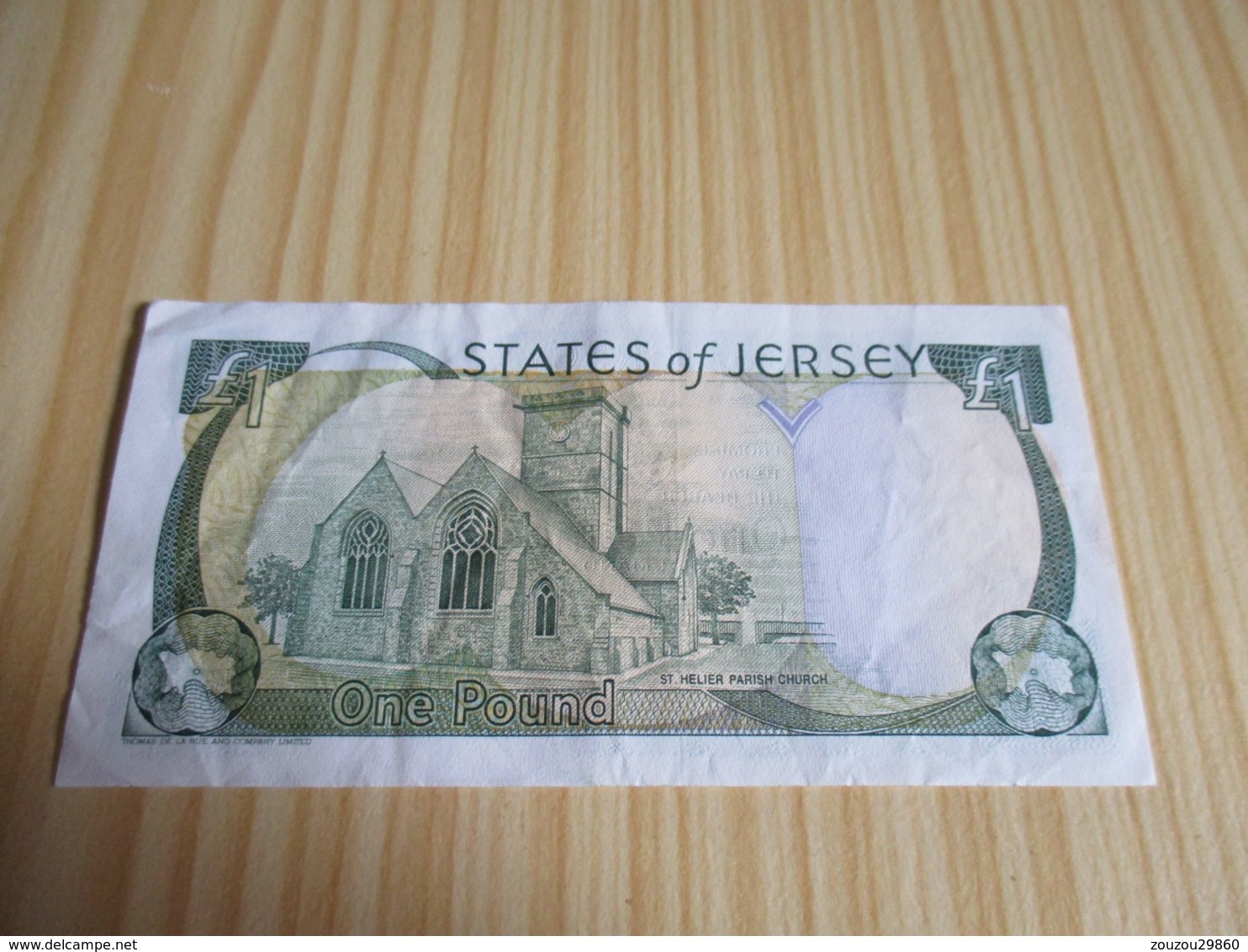 Jersey.Billet One Pound Elizabeth II. - Jersey