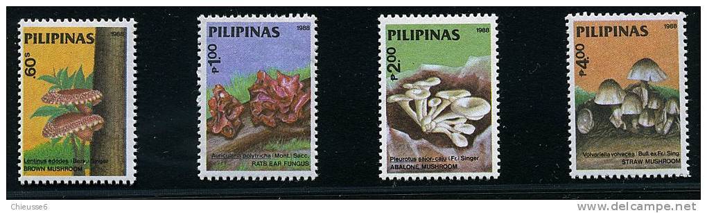 Philippines ** N° 1633 à 1636 - Champignons (8 P2) - Népal