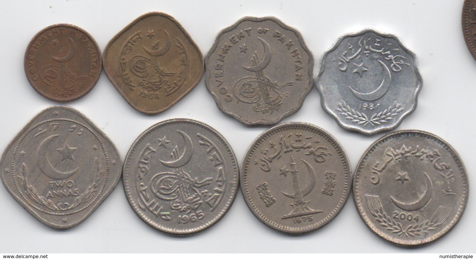 Pakistan : Lot De 8 Pièces 1948-2004 - Pakistan