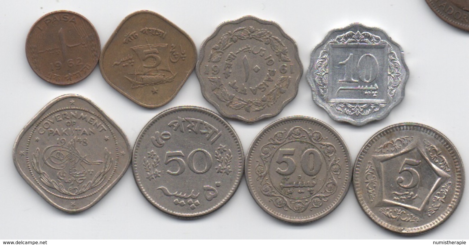 Pakistan : Lot De 8 Pièces 1948-2004 - Pakistan