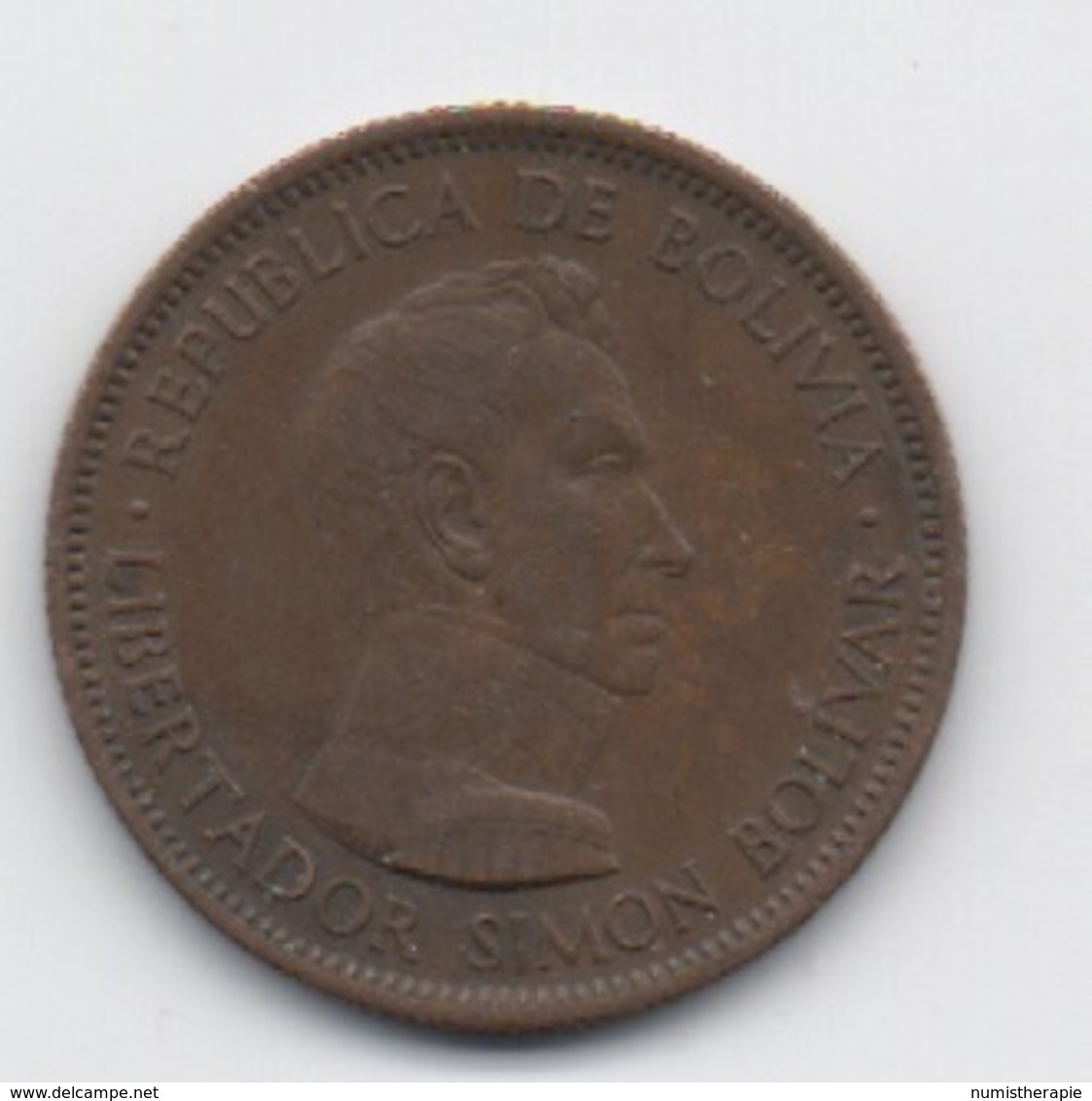 Bolivie : 10 Bolivianos = 1 Bolivar 1951 - Bolivia