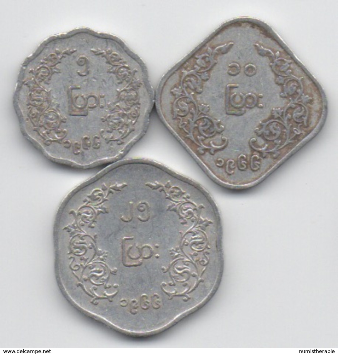 Myanmar : Lot De 3 Pièces En Aluminium - Myanmar