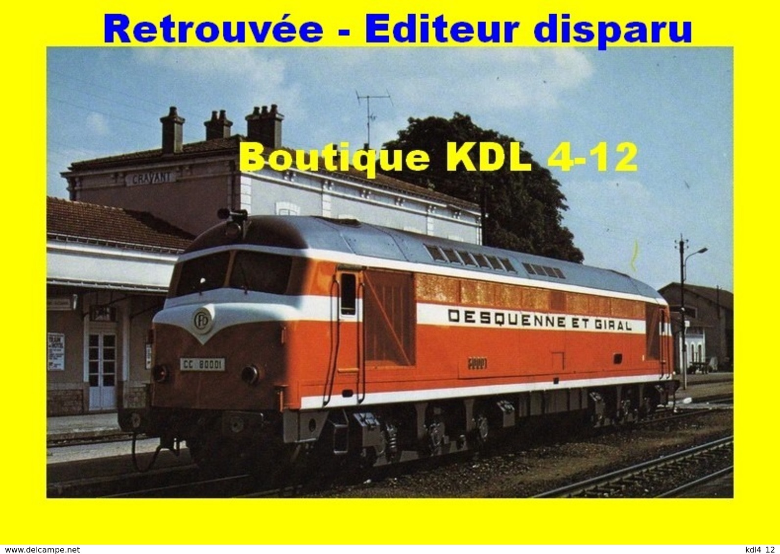 Rail Magazine 020 - Loco Belphégor BB 80001 En Gare De CRAVANT - Yonne - SNCF - Autres & Non Classés