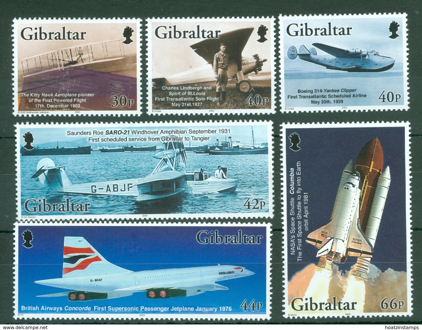 Gibraltar: 2003   Centenary Of Powered Flight  MNH - Gibraltar