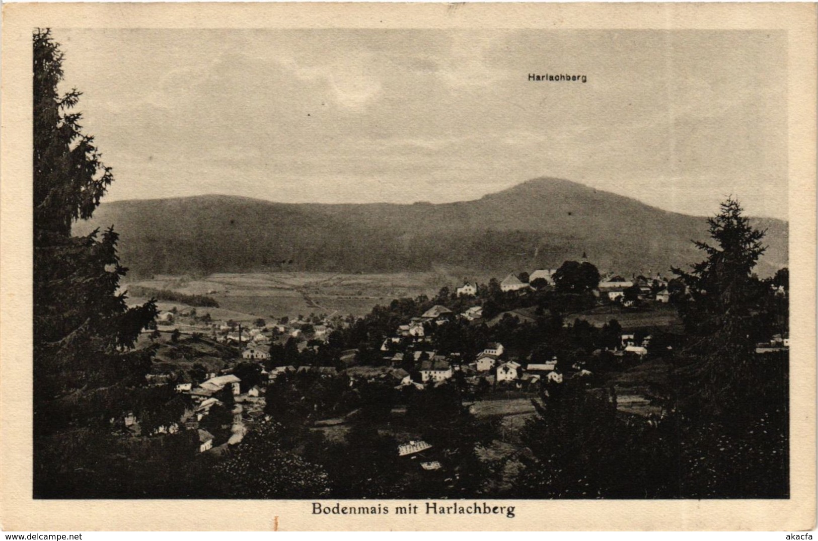 CPA AK Bodenmais Mit Harlachberg GERMANY (892467) - Bodenmais