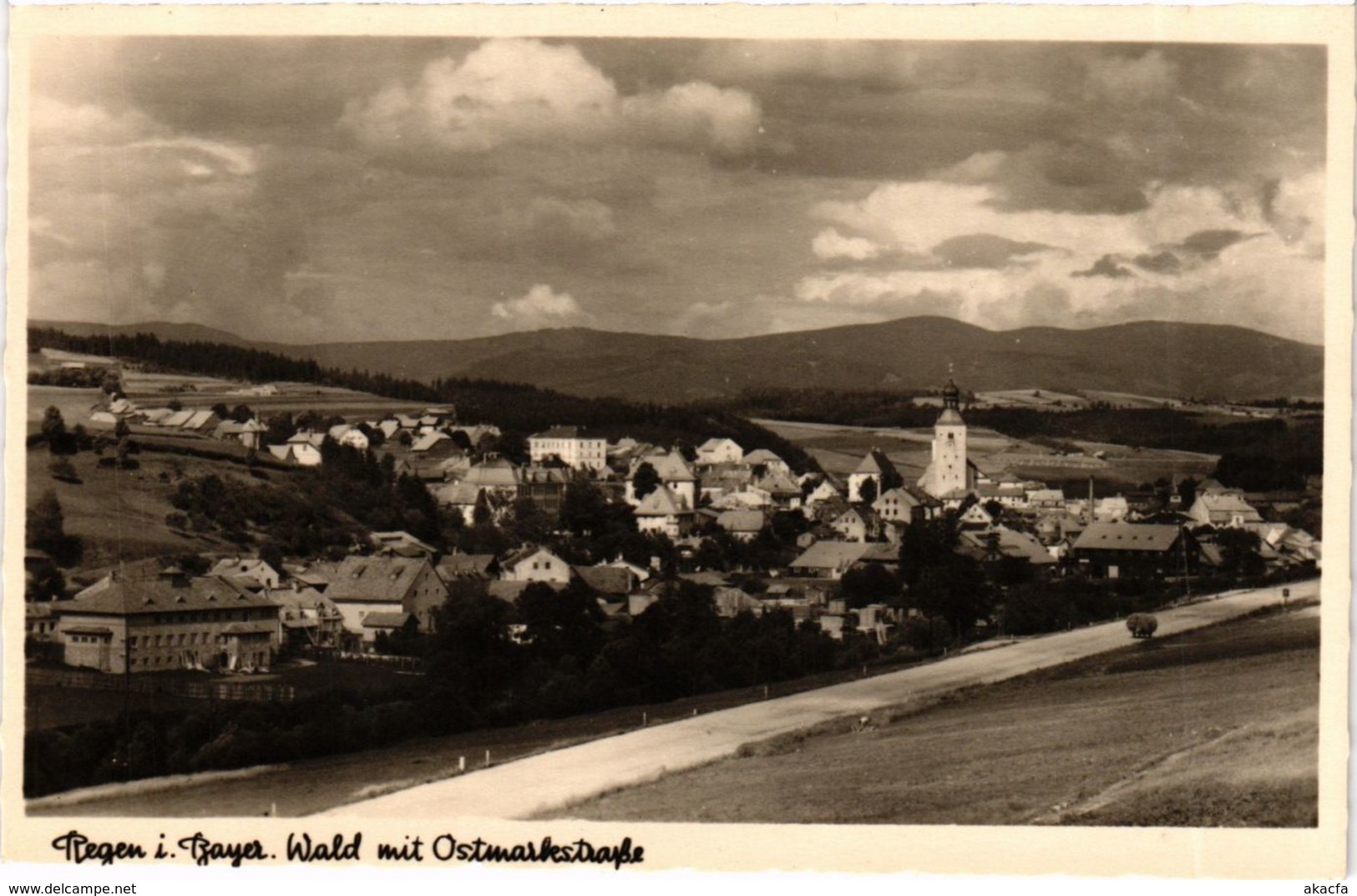 CPA AK Regen Wald Mit Ostmarkstrasse GERMANY (892530) - Regen